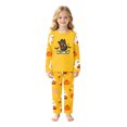 thumbnail image 3 of Halloween Pajamas Family Matching Set - 2 piece Ghost Pumpkin Print Long Sleeve Top & Pants Loungewear,Halloween Pajamas for Family Matching Sets & Xmas for 130 Pjs, 3 of 7