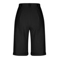 thumbnail image 3 of Womens Bermuda Shorts Cargo Hiking Athletic Pants Summer Sweat Pants Beach Vacation Trendy 2025 with Pockets S-2XL, 3 of 4