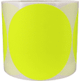thumbnail image 1 of Étiquettes de Codage Couleur Jaune Fluorescent Rond Points 5 Pouces 500 Autocollants Adhésifs au Total, 1 of 1