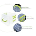 thumbnail image 5 of NIAIZEK Transparent PP Storage Box for Kitchen Use with Handles and Buckle Latches, 5 of 5