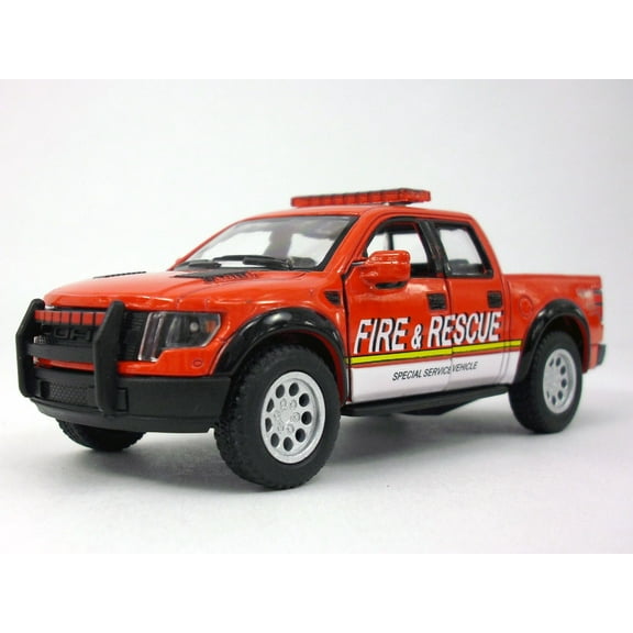 2013 Ford F-150 SVT Raptor Fire & Rescue 1/46 Scale Diecast Model