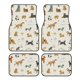 thumbnail image 1 of Balery Dogs Funny Pets Juego de 4 Alfombrillas para Auto, Revestimientos de Caucho Resistente, Diseño Antideslizante, 1 of 7