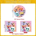 thumbnail image 4 of Party Supplies OXTRAP Super Kitties, paquete de 40 con 20 platos y 20 servilletas, 4 of 7