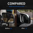 thumbnail image 3 of Para Journey para Freemont 2013-2016 Espejo Retrovisor Cromado para Coche, Adhesivo para Lluvia Ryebrow, Accesorios, 3 of 5