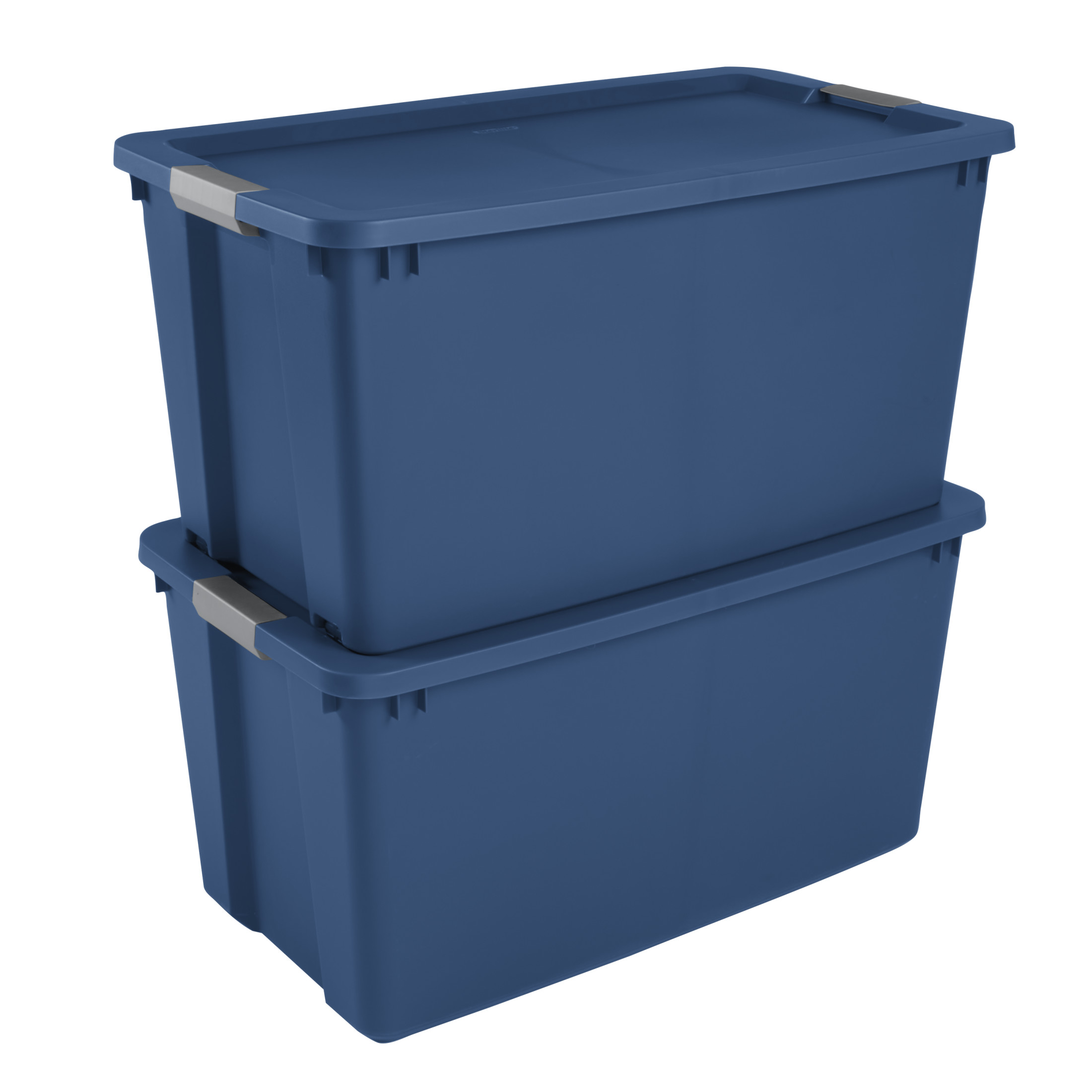 Sterilite 45 Gallon Wheeled Storage Bin with Latch Lid, Blue photo 8