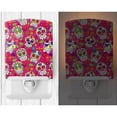 thumbnail image 2 of Day of the Dead Pink Ceramic Night Light, 2 of 2