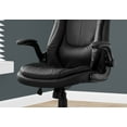 thumbnail image 4 of Monarch Specialties Office Chair, Swivel, Ergonomic, Armrests, Work, Black Leather Look, 4 of 5