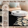 thumbnail image 6 of Design&I 4'x6' Washable Area Rug Pet Friendly & Non-Slip Built-In Grip Chinoiserie Floral Bird Medallion With Oriental Vintage Blossom Frame for Reading Nook, Bedroom, 6 of 7