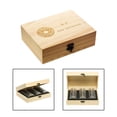 thumbnail image 1 of 30 Uds. Caja De Almacenamiento De Madera Para Colección De Cápsulas De Monedas De 51mm, 1 of 8