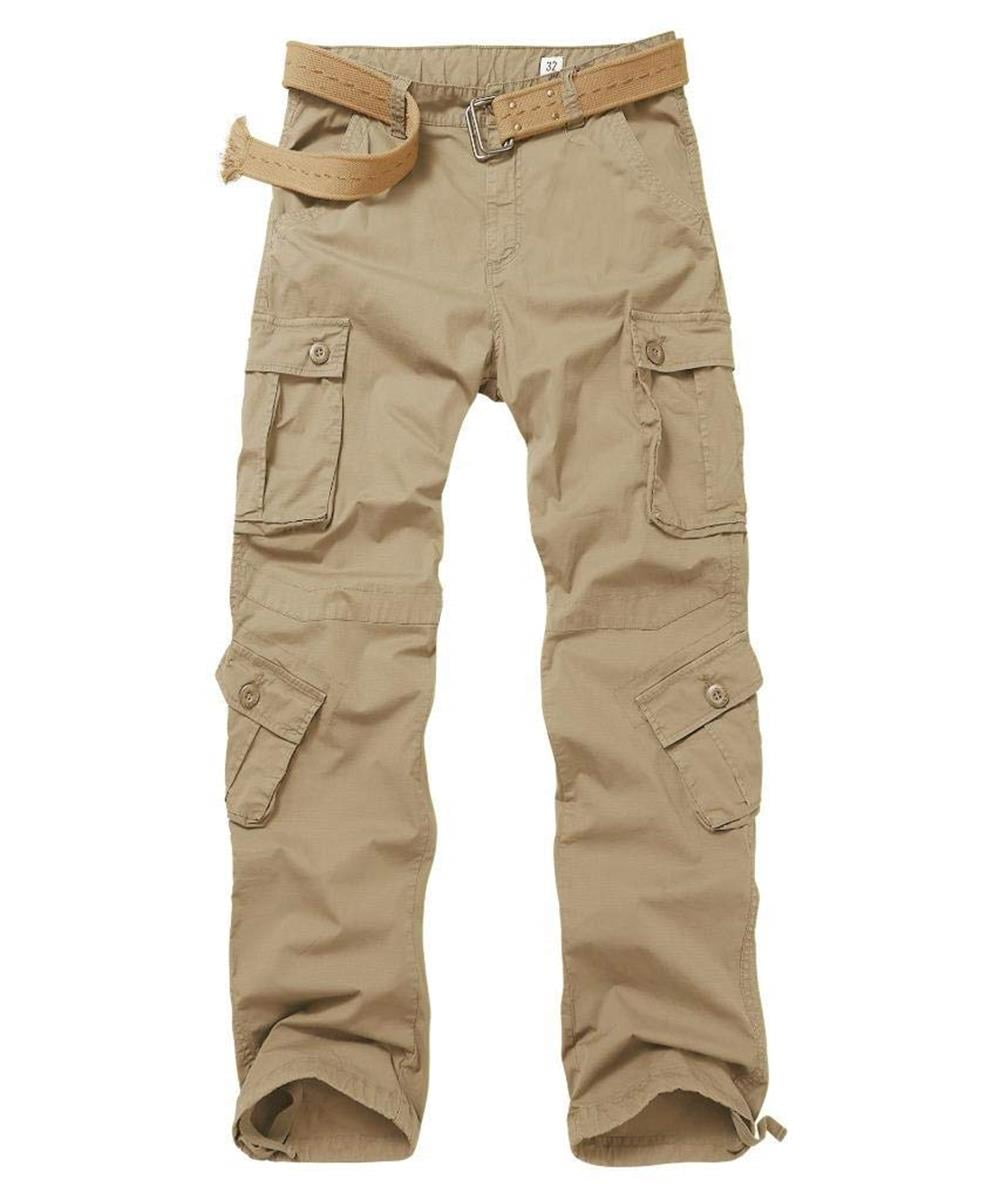 TRGPSG Cargo Pants for Men with Multi Pockets Outdoor Work Pants 38x33