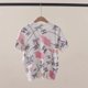 thumbnail image 4 of Camiseta de mujer de diseñador de marca de lujo con estampado de letras y caballos, camiseta de punto de manga corta con cuello redondo para mujer, novedad de verano 2024, 4 of 4
