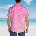 thumbnail image 3 of Lsque Breast Cancer Pink Ribbons Awareness pattern Hawaiian Shirt for Men, Unisex Summer Beach Casual Short Sleeve Button Down Shirts-XX-Large, 3 of 9