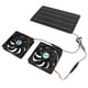 thumbnail image 1 of Kit de ventilador de panel solar ahorro de energía disipación de calor ventiladores duales multifuncionales de 20 W con energía solar fácil instalación para gallinero ANGGREK Otros, 1 of 8