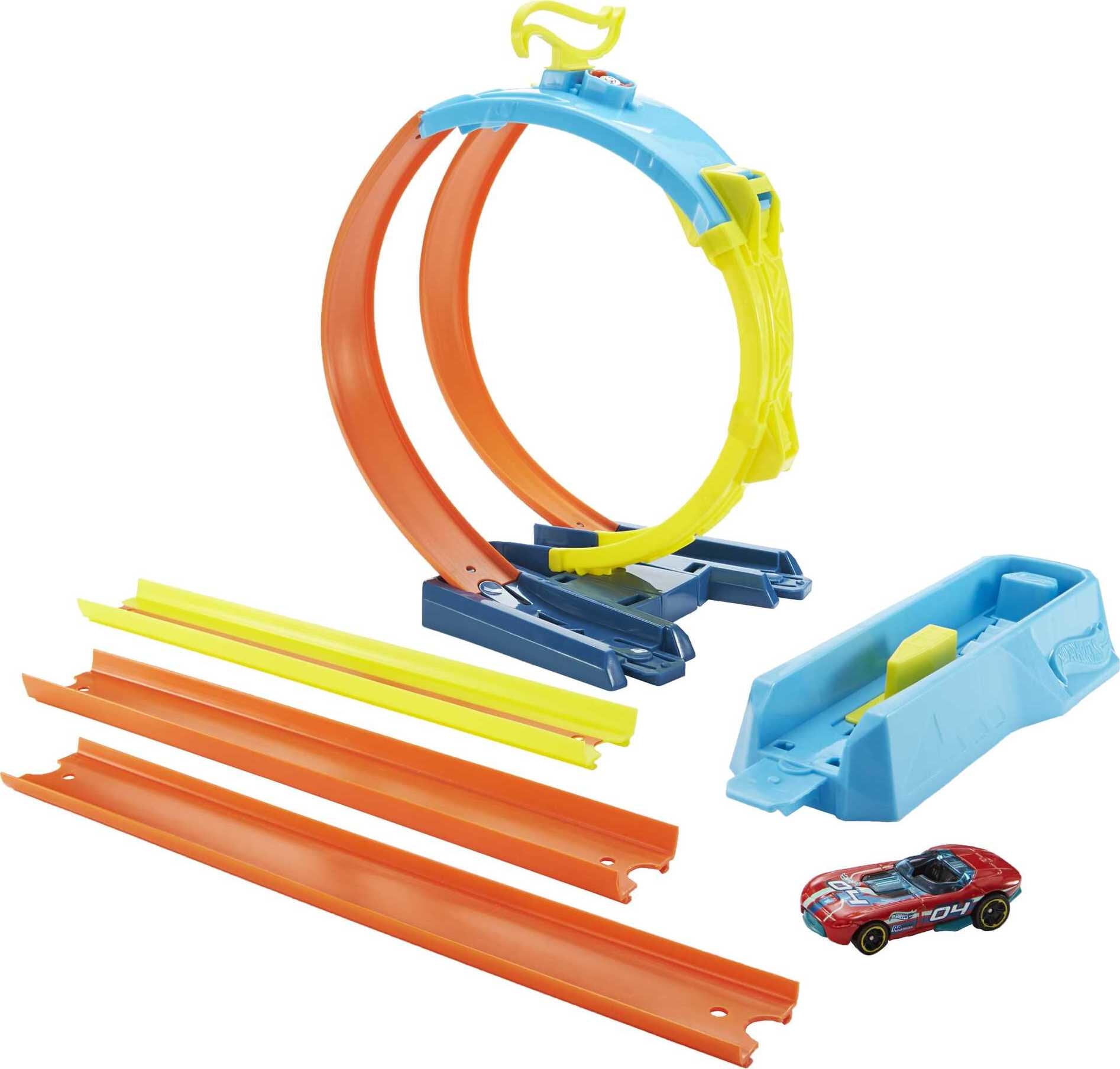 5 Pack Cars Details about   LOT 2 Hot Wheels Track Builders Unlimited TRIPLE Loop Track Set 
