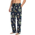 thumbnail image 4 of GZHJMY Alien Element Men’s Cotton Pajama Pant – Lounge Pjs Bottom with Pockets Drawstring, Pajama Bottoms for Home and Rest, Small, 4 of 5