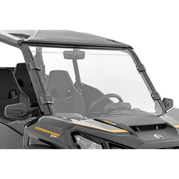 Rough Country Full Windshield for Can-Am Commander 1000R/Max 1000R - 98102230