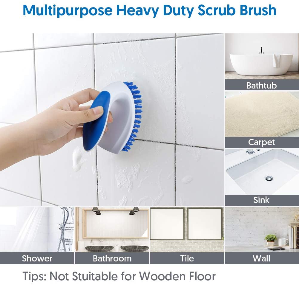 Sugarday Scrub Brush Heavy Duty Cleaning Set, 2-Pack photo 7