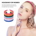 thumbnail image 5 of WRITWAA 12Pcs Plain Cloth Headbands No Teeth Hair Hoops for Hair Accessories Crafting and Styling, 5 of 7