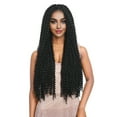 thumbnail image 3 of RYHAIR Passion Twist Hair 24 inches 7 packs 154 Strands Pre Looped Water Wave Crochet Hair for Women, 3 of 7