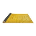 thumbnail image 2 of Ahgly Company Indoor Square Oriental Yellow Traditional Area Rugs, 5' Square, 2 of 4