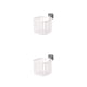 thumbnail image 1 of Portarrollos de papel de plástico para pared de baño Inteprter estante autoadhesivo cesta de almacenamiento, 1 of 6