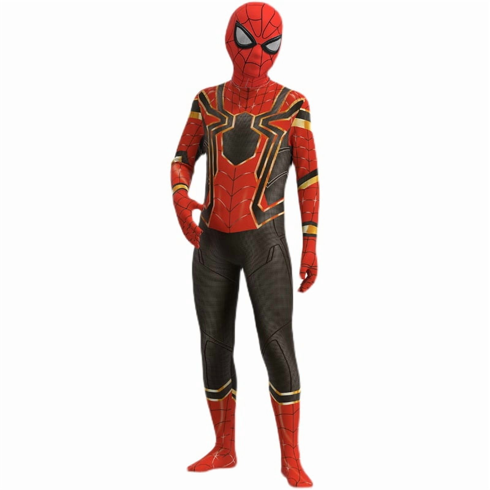 KEPZEAL Kids Superhero Cosplay Costume Zentai Halloween Jumpsuit for Child Boys Fancy Dress Suit