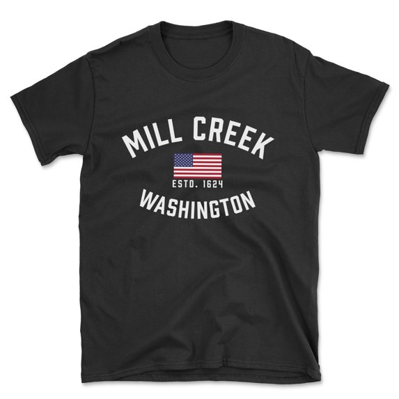 Mill Creek Washington Patriot Men's Cotton T-Shirt