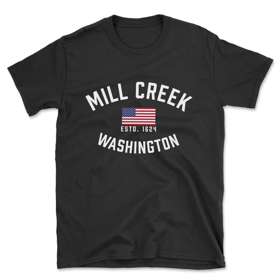 Mill Creek Washington Patriot Men's Cotton T-Shirt