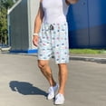thumbnail image 4 of Haiem Rabbit In The Rain Men's Pajama Short with Soft Woven Cotton Elastic Waistband Sleep Short-Small, 4 of 9