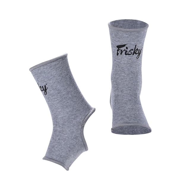 Vendas de soporte para tobillo Muay Thai, calcetines protectores de tobillo Vendas para tobillo Muay Thai Muay Thai soportes para pies para agarre, Gris S
