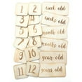thumbnail image 6 of Newborn Baby Birth Day Week Month Year Wooden Commemorative Card Photograph Prop Safe for Baby, The Most Complete Set for Pregnancy, Infant and Toddler Years,Rustic Baby Nursery Decor, 6 of 8