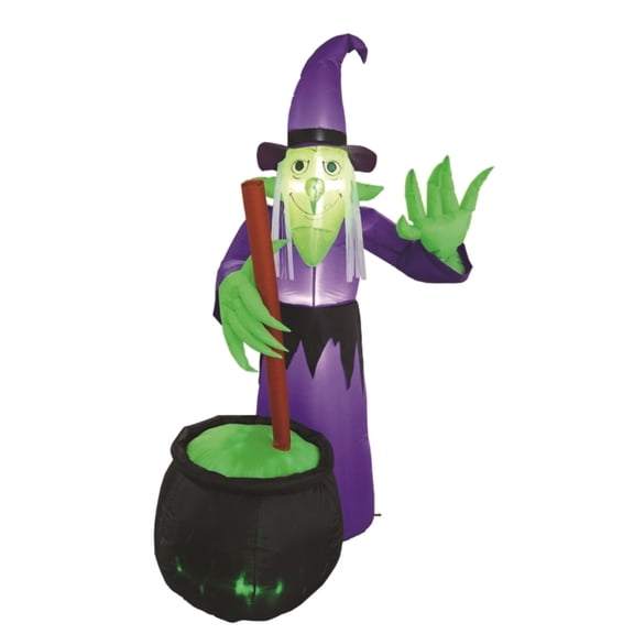 Celebrations 9069524 Four Season Witch with Cauldron Inflatable