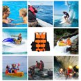 thumbnail image 3 of Gilet de Ski de Natation Universel (Orange XXL), 3 of 5