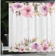 thumbnail image 3 of Ambesonne Rustic Shower Curtain, Geranium Petals Paint, 69"Wx70"L, Pink Lilac, 3 of 4