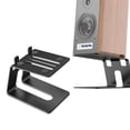 thumbnail image 2 of Desktop Speaker Stands with Vibration Absorption Pads, Metal Speaker Stands Pair Support Up to 10lbs,Bookshelf Speaker Stands for Better Audio Experience, 2 of 5