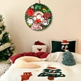 thumbnail image 5 of Hometravel Three Dimensional Paper Wreath, Christmas Rattan Flower Door Hanging Decor, Shopping Mall Hotel Window Display for Seasonal Scene, 5 of 6