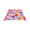 thumbnail image 2 of Floral Polyester Camping Sunshade Tarp Waterproof Portable Outdoor Picnic Mat Tent Cover,B, 2 of 6