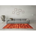 thumbnail image 3 of Ahgly Company Indoor Rectangle Oriental Orange Industrial Area Rugs, 3' x 5', 3 of 4