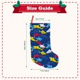 thumbnail image 3 of KLL Cartoon Shark for 18" Christmas Stocking Snowman Xmas Stocking Holiday Christmas Decoration Gifts for Family Kids, 3 of 8