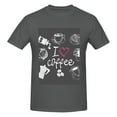 thumbnail image 4 of Bingfone I Love Coffee Men'S Loose Fit Short-Sleeve Pocket T-Shirt, 4 of 7