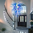 thumbnail image 4 of Longree 4-Light Postmodern Luxury Chandeliers Glass Painted Ceiling Light Fixture, 4 of 9