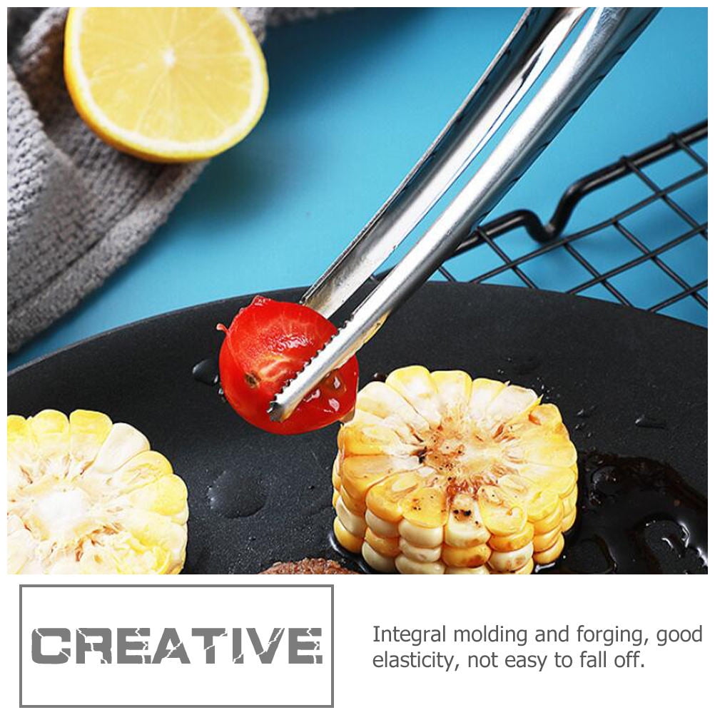 OFFIGAM Stainless Steel BBQ Tongs Set Plated Barbecue Grilling Tool 2 Pieces