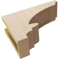 thumbnail image 6 of 4"W x 12"D x 8"H Classic Diane Rough Cedar Woodgrain TimberThane Corbel, Primed Tan, 6 of 6
