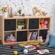 thumbnail image 3 of Juego de 2 cubos de almacenamiento plegables, cestas organizadoras de tela plegables con asas para juguetes de bebés y niños, guardería, armarios y cajones del hogar., 3 of 5