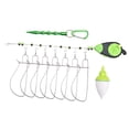 thumbnail image 2 of koolsoo ing Stringer Holder Big Wire Lock Metal Snap Heavy Duty Live Buckle Lock Stringer for Trout Bass Pike Large, 2 of 9