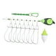 thumbnail image 2 of Encordador de pesca portátil con 7 broches de acero inoxidable y hebilla de seguridad para peces vivos Grande, 2 of 9