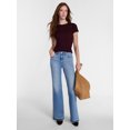 thumbnail image 2 of Scenario Women's Rib Tee with Short Sleeves, Sizes XS-XXXL, 2 of 5