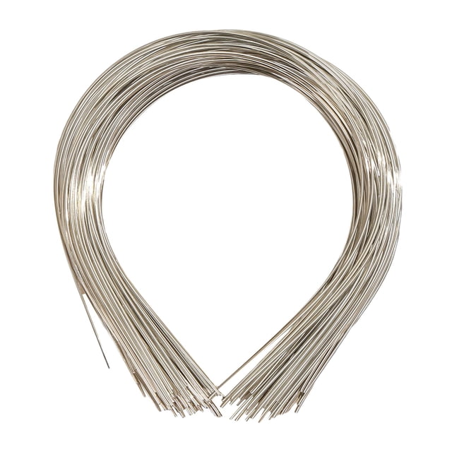 50 diademas de metal liso para manualidades, diadema de alambre fino, aro para el pelo, diadema suave a granel para hombres y mujeres, accesorios para Plata Salvador Dali Diademas en blanco