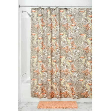 Interdesign Toucan Fabric Shower Curtain Walmart Com