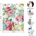 thumbnail image 4 of Pioneer Flower Floral Print Pattern Blanket,Comfortable Soft Flannel Throw Blanket,All Season,Warm Lightweight Blankets for Sofa Bed Couch Living Room Chair,30"x40", 4 of 4